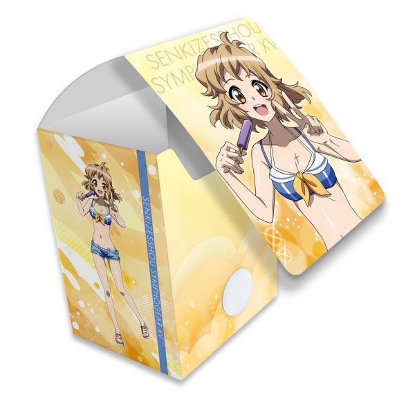 画像1: 【予約】デッキケース 戦姫絶唱シンフォギアXV 響 マリンセーラー水着 [5月中旬] (1)