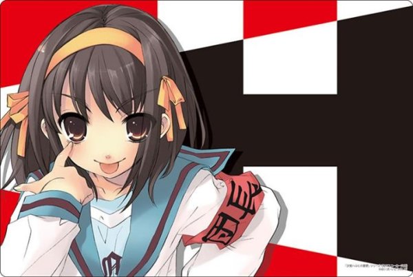 画像1: 【予約】ブシロードラバーマットV2・1663 角川スニーカー文庫 「涼宮ハルヒの憂鬱」シリーズ『涼宮ハルヒ』 [5/16] (1)