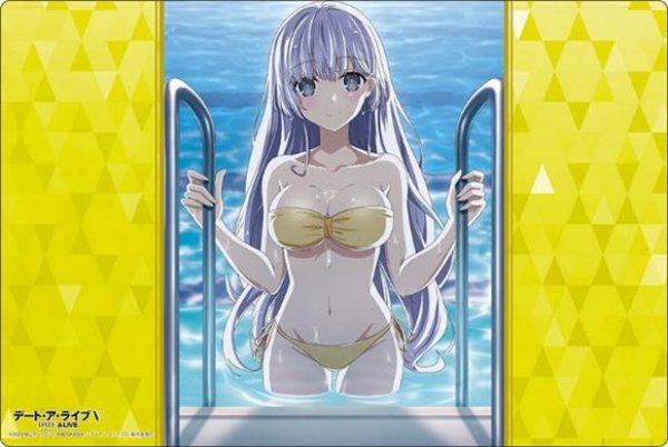 画像1: 【予約】ブシロードラバーマットV2・1666 デート・ア・ライブV『誘宵美九』水着ver. [5/16] (1)