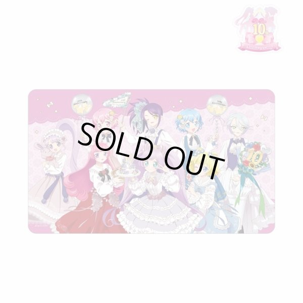 画像1: ※3月29日まで受付※【予約】マルチデスクマット プリパラ10周年 描き下ろし 集合 花まつりver. [6月中旬] (1)