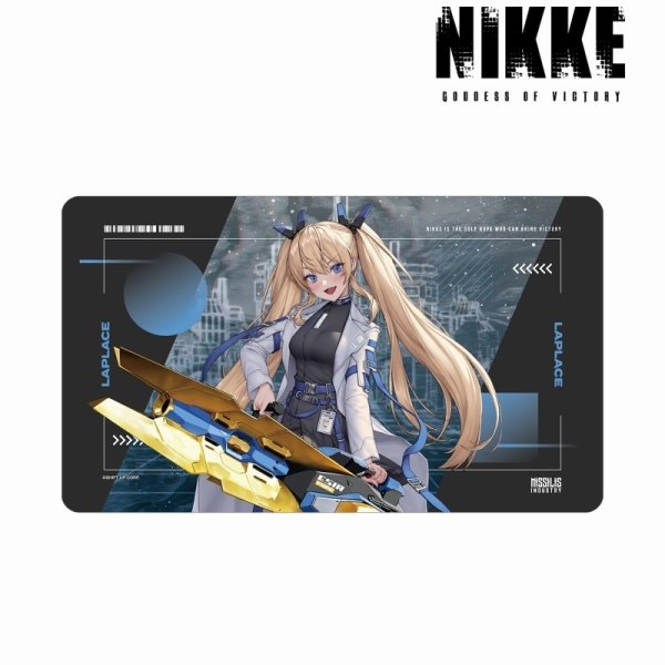 画像1: 【予約】マルチデスクマット 勝利の女神：NIKKE LOVECACAOさんイラスト ラプラス タクティカルファッションver. [6月中旬] (1)