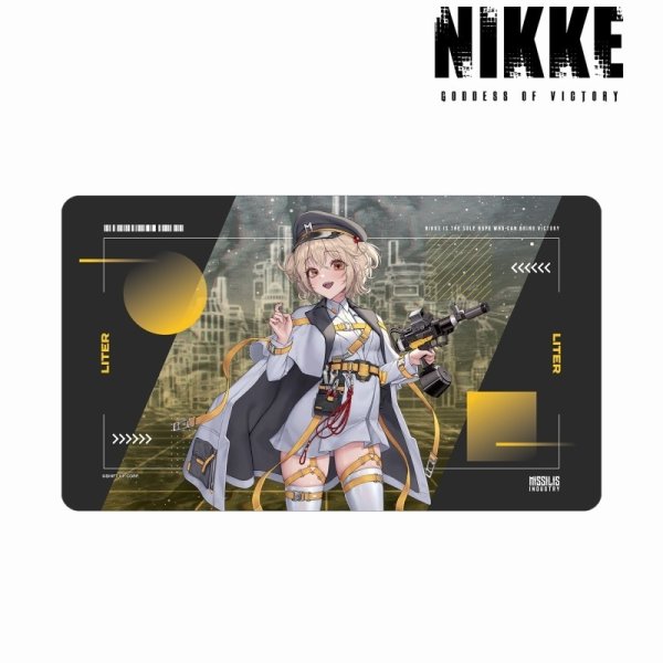 画像1: 【予約】マルチデスクマット 勝利の女神：NIKKE LOVECACAOさんイラスト リター タクティカルファッションver. [6月中旬] (1)