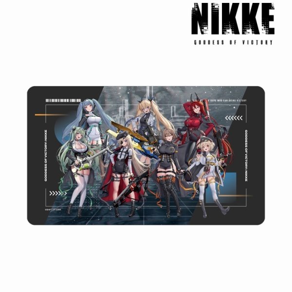 画像1: 【予約】マルチデスクマット 勝利の女神：NIKKE LOVECACAOさんイラスト 集合 タクティカルファッションver. [6月中旬] (1)