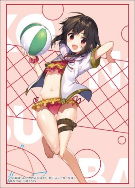 画像1: 【予約】ブシロードスリーブHG4790 角川スニーカー文庫 この素晴らしい世界に祝福を！『めぐみん』水着ver. [6/13] (1)