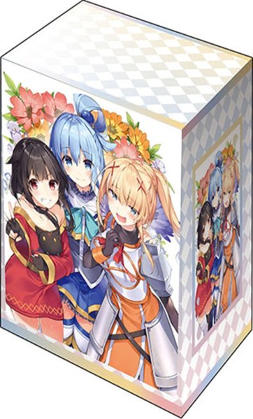 画像1: 【予約】ブシロードデッキホルダーV3・1101 角川スニーカー文庫 この素晴らしい世界に祝福を！『アクア&めぐみん&ダクネス』 [6/13] (1)
