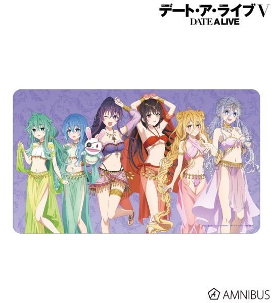 画像1: 【予約】マルチデスクマット アニメ「デート・ア・ライブV」 描き下ろし 集合 踊り子ver. [7月中旬] (1)