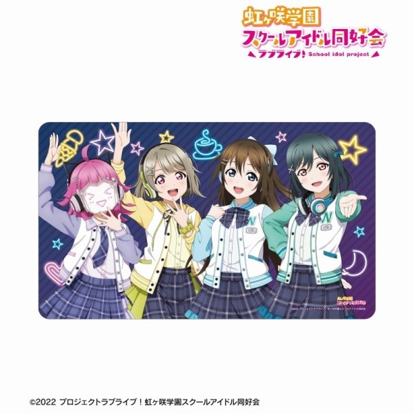 画像1: 【予約】アルマビアンカ マルチデスクマット ラブライブ！虹ヶ咲学園スクールアイドル同好会 描き下ろし 1年生 ミラクル STAY TUNE！ [7月下旬] (1)