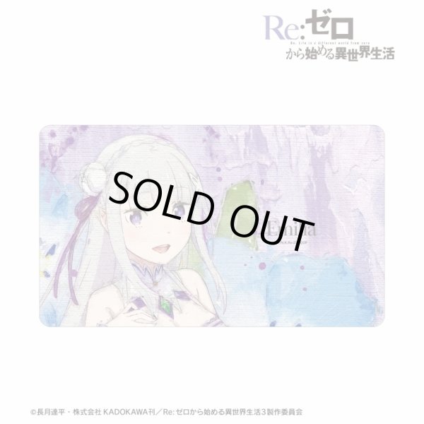画像1: ※4月26日まで受付※【予約】アルマビアンカ マルチデスクマット Re:ゼロから始める異世界生活 エミリア grunge CANVAS [7月下旬] (1)