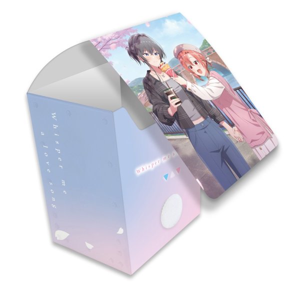 画像1: ※5月31日まで受付※【予約】カーテン魂 デッキケース ささやくように恋を唄う 木野ひまり＆朝凪依 [8月下旬] (1)