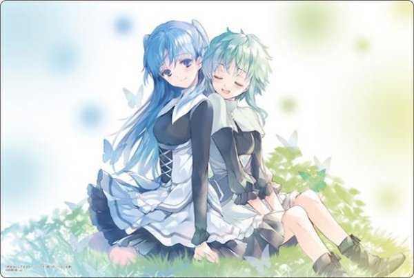 画像1: ※5月3日まで受付※【予約】ブシロードラバーマットV2・1727 角川スニーカー文庫 「終末なにしてますか？」シリーズ『クトリ&ティアット』 [7/11] (1)