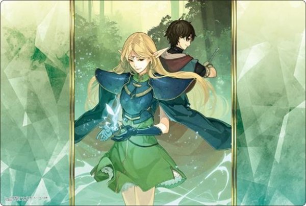 画像1: ※5月3日まで受付※【予約】ブシロードラバーマットV2・1728 角川スニーカー文庫 「ロードス島戦記」シリーズ『ライル&ディードリット』 [7/11] (1)