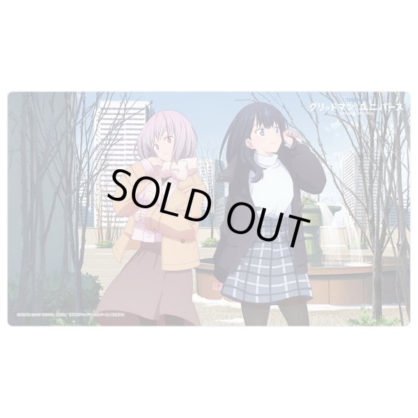画像1: 【プレイマット】ラバーマット グリッドマン ユニバース 宝多六花＆新条アカネ 冬デート [7月下旬] (1)