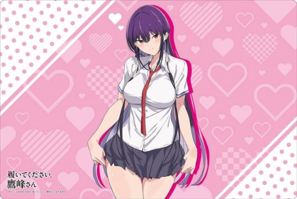 画像1: ※5月10日まで受付※【予約】ブシロードラバーマットV2・1734 TVアニメ「履いてくた?さい、鷹峰さん」『鷹峰高嶺』 [7/4] (1)
