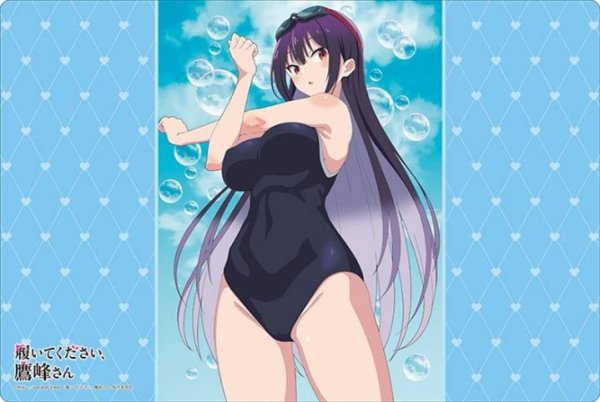 画像1: ※5月10日まで受付※【予約】ブシロードラバーマットV2・1736 TVアニメ「履いてくた?さい、鷹峰さん」『鷹峰高嶺』水着ver. [7/4] (1)