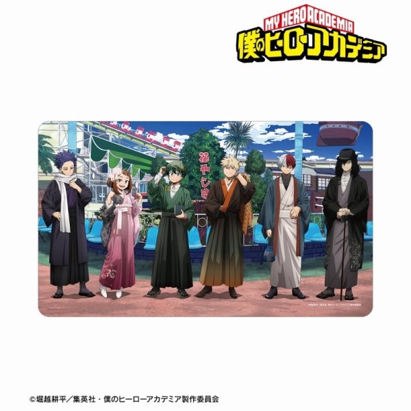 画像1: ※5月10日まで受付※【予約】マルチデスクマット TVアニメ『僕のヒーローアカデミア』 描き下ろし 集合 花やしきver. [8月下旬] (1)