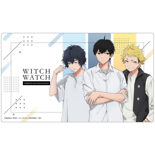 画像1: ※5月24日まで受付※【予約】ラバーマット ウィッチウォッチ 乙木守仁＆風祭監志＆マガミケイゴ [6月] (1)