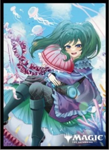 画像1: ※6月14日まで受付※【予約】MTG プレイヤーズカードスリーブMTGS-327 『ファウンデーションズ』 《クラゲ追い、サイネッテ》 [8/29] (1)