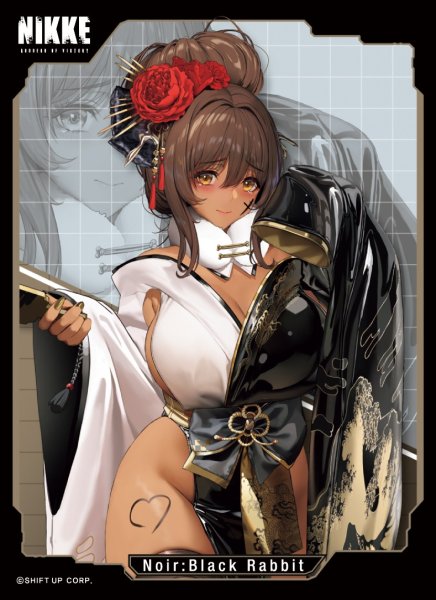 画像1: ※6月7日まで受付※【予約】きゃらスリーブコレクションMT2113 勝利の女神:NIKKE 「ノワール：ブラックラビット」 [8/8] (1)