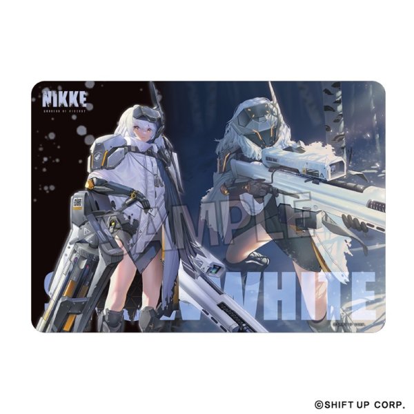 画像1: 【プレイマット】イラストプレイマットNT 勝利の女神：NIKKE スノーホワイト [9月] (1)