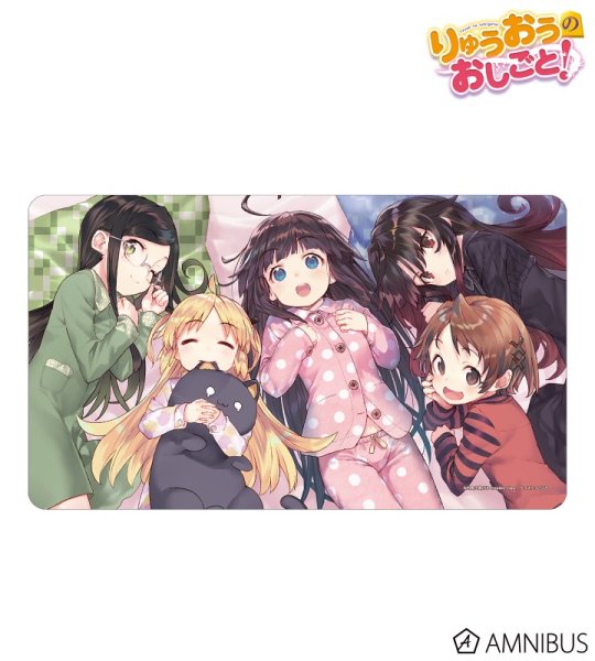 画像1: 【プレイマット】マルチデスクマット りゅうおうのおしごと！ 集合 原作イラスト ver.B [10月上旬] (1)