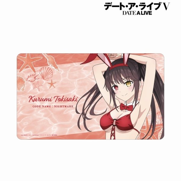 画像1: 【プレイマット】マルチデスクマット アニメ「デート・ア・ライブV」 描き下ろし 時崎狂三 水着バニーver.  [11月上旬] (1)