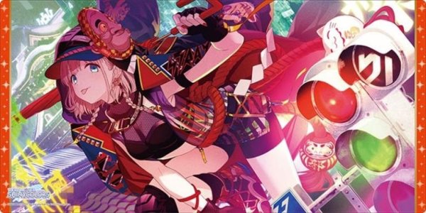 画像1: 【プレイマット】ブシロードラバーマットV2・1396 アイドルマスター シャイニーカラーズ『芹沢あさひ』空と青とアイツver. (1)