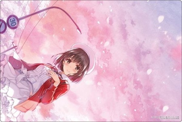 画像1: 【プレイマット】ブシロードラバーマットV2・1403 富士見ファンタジア文庫 冴えない彼女の育てかた『加藤恵』 (1)