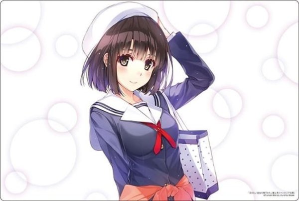画像1: 【プレイマット】ブシロードラバーマットV2・1404 富士見ファンタジア文庫 冴えない彼女の育てかた『加藤恵』Part.2 (1)