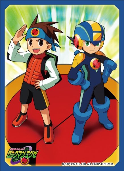 画像1: 【スリーブ】ブロッコリーキャラクタースリーブ ロックマン エグゼ『熱斗＆ロックマン』リバイバル [1月25日] (1)