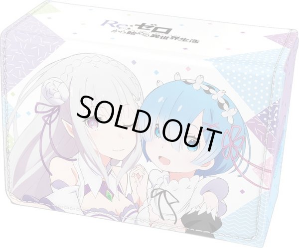 画像1: ※12月14日まで受付※【予約】合皮製デッキケースＷ Re：ゼロから始める異世界生活「エミリア＆レム」リバイバル [5/24] (1)