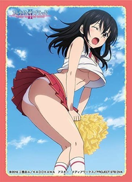 画像1: 【スリーブ】ブロッコリーキャラクタースリーブ ストライク・ザ・ブラッドII『姫柊 雪菜』チアリーダーVer.【80枚入り】 (1)