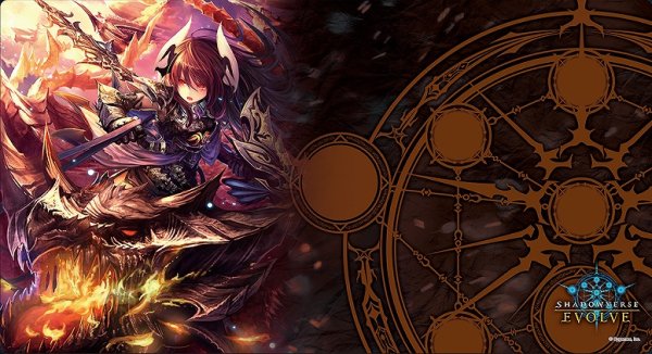 画像1: 【プレイマット】Shadowverse EVOLVE 公式ラバーマット Vol.6 Shadowverse EVOLVE『ダークドラグーン・フォルテ』 (1)