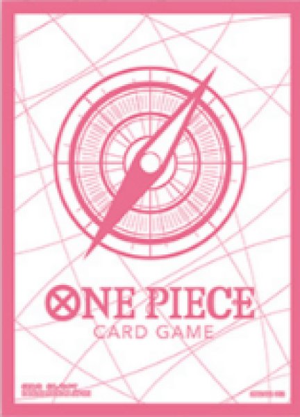 画像1: 【スリーブ】ONE PIECEカードゲーム オフィシャルカードスリーブ2『スタンダードピンク』【70枚入り】 (1)