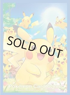 ポケカサプライ】[スリーブ]デッキシールド 『ピカチュウ大集合』【64