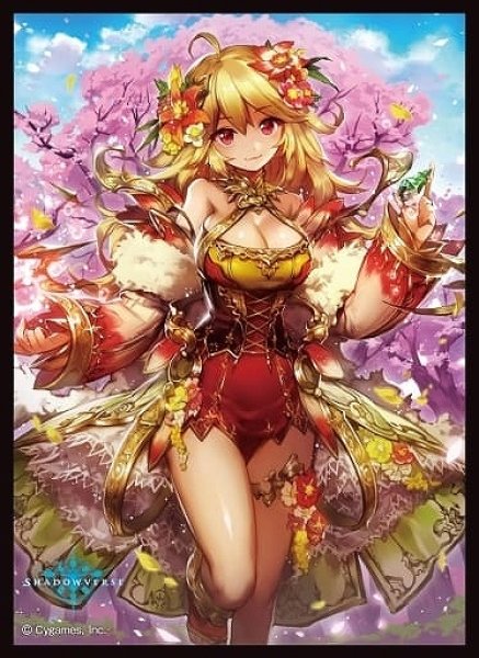 画像1: 【スリーブ】きゃらスリーブコレクション マットシリーズ Shadowverse『安らぎの女神・プルメリア』 (No.MT1677)【65枚入り】 (1)