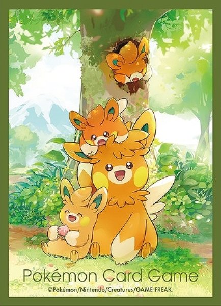 画像1: 【ポケカサプライ】[スリーブ]デッキシールド 『パーモット』【64枚入り】 (1)