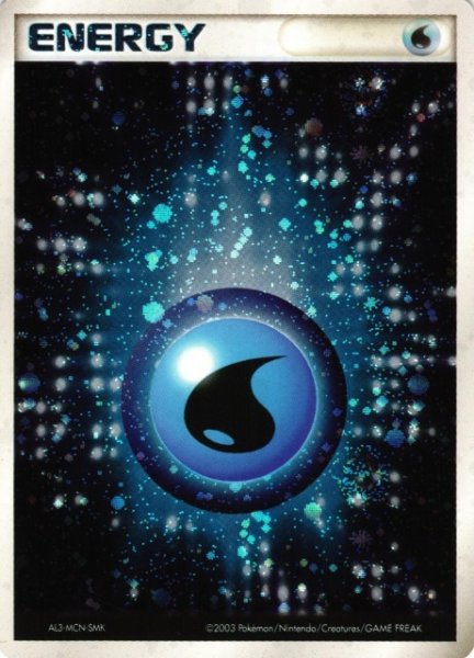 画像1: 【ポケカ】※プレイ用特価品※基本水エネルギー【-】AL3-MCN-SMK（殿堂） (1)