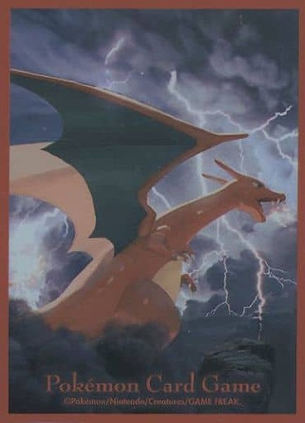画像1: 【ポケカサプライ】[スリーブ]ポケモンカードゲーム デッキシールド 『飛翔 リザードン』【64枚入り】 (1)