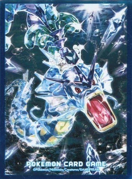 画像1: 【ポケカサプライ】[スリーブ]デッキシールド プレミアム・グロス 『テラスタルギャラドス』【64枚入り】 (1)