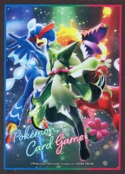 画像1: 【ポケカサプライ】[スリーブ]デッキシールド 『マスカーニャ＆ラウドボーン＆ウェーニバル』【64枚入り】 (1)