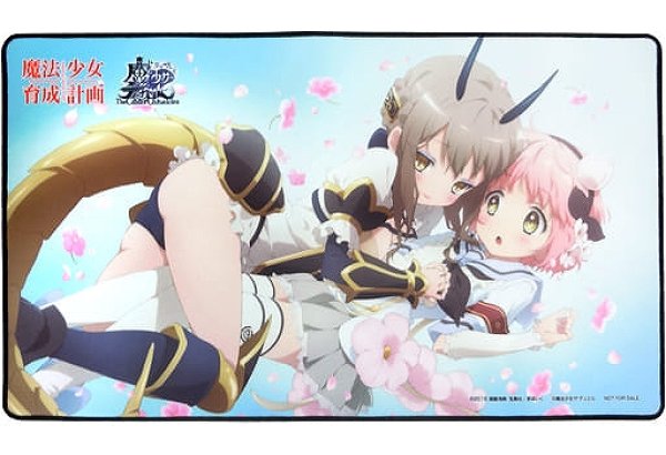 画像1: 【プレイマット】魔法少女ザ・デュエル コラボレーションブースター 魔法少女育成計画『スノーホワイト＆ラ・ピュセル』 (1)