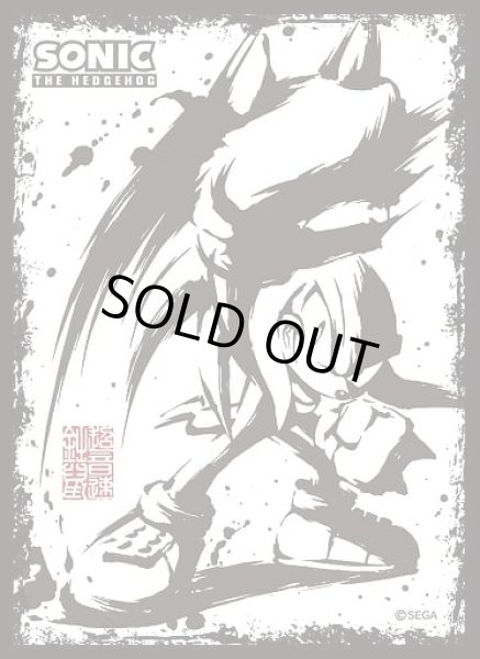 画像1: 【スリーブ】キャラクタースリーブ ソニック・ザ・ヘッジホッグ 『墨絵 超音速針鼠』ナックルズ(EN-1274)【65枚入り】 (1)