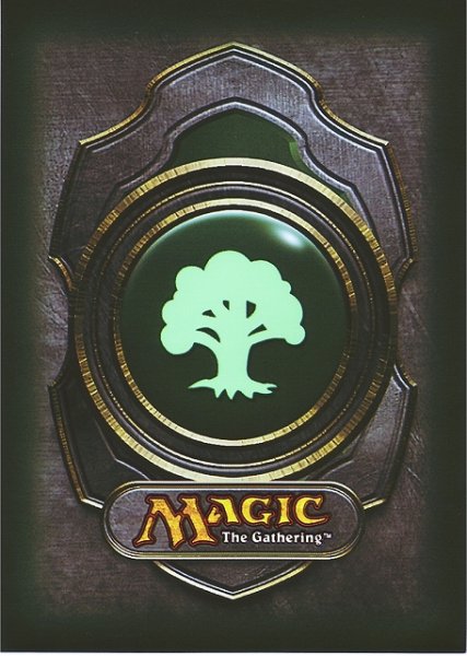 画像1: 《外装無し・内装未開封》【スリーブ】Ultra PRO Official Magic： The Gathering Deck Protectors Mana-3 『Green』【40枚入り】 (1)