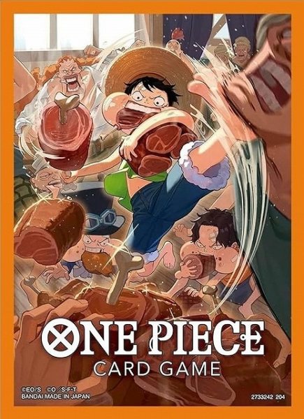 画像1: 【スリーブ】ONE PIECEカードゲーム オフィシャルカードスリーブ7『3兄弟』【70枚入り】 (1)