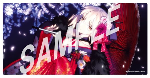 画像1: 【プレイマット】KADOKAWA ラバープレイマット 劇場版Fate/stay night[Heaven's Feel]「セイバーオルタ 着物Ver.」[12/20] (1)