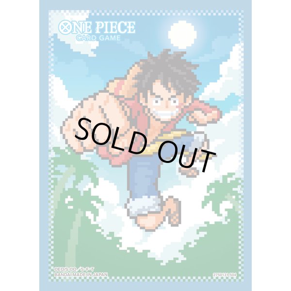 画像1: 【スリーブ】ONE PIECEカードゲーム オフィシャルカードスリーブ8『モンキー・D・ルフィ（ドット）』【70枚入り】 (1)