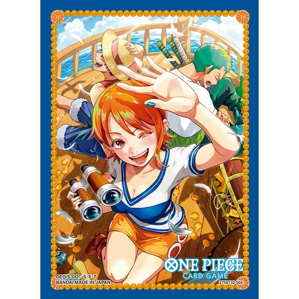 画像1: 【スリーブ】ONE PIECEカードゲーム オフィシャルカードスリーブ8『ナミ』【70枚入り】 (1)