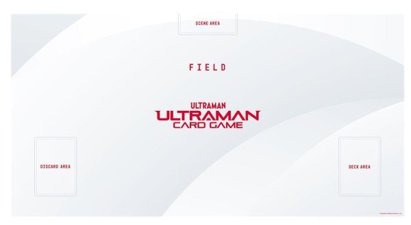 画像1: 【プレイマット】ウルトラマン カードゲーム オフィシャルプレイマット(white) (1)
