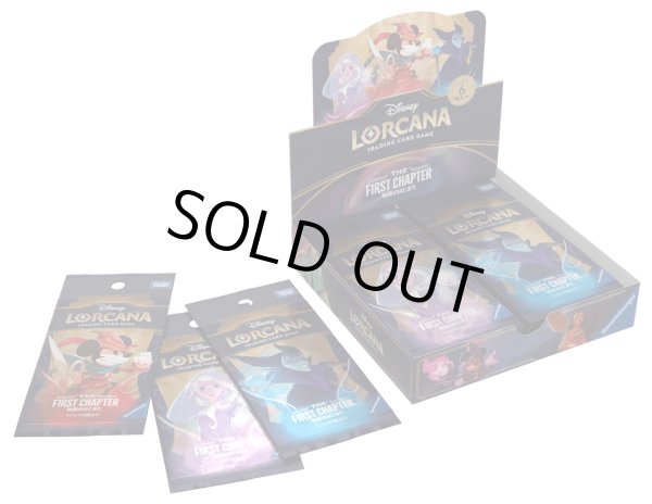画像1: [新品ボックス]ディズニー・ロルカナ・TCG 日本語版 ブースターパック THE FIRST CHAPTER 物語のはじまり(1BOX=16パック) [1/25] (1)