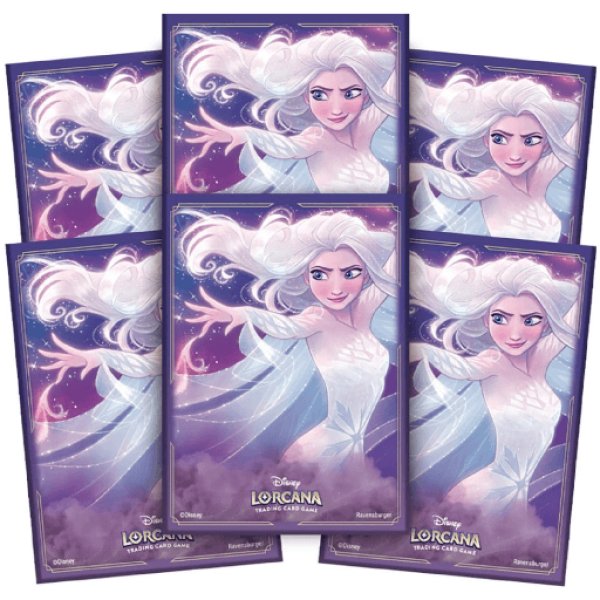 画像1: 【スリーブ】ディズニー・ロルカナ・TCG 日本語版 公式カードスリーブ「エルサ 冬の精霊」 [1/25] (1)